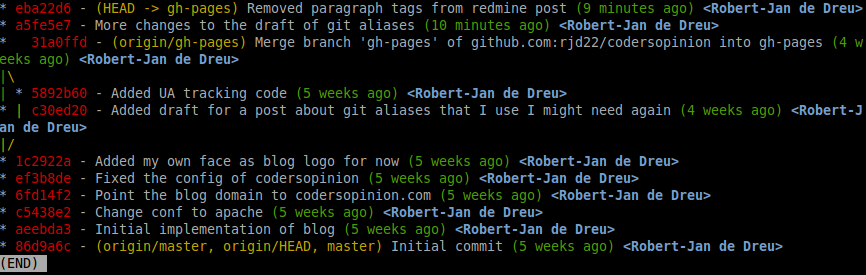 Git log the pretty way 2