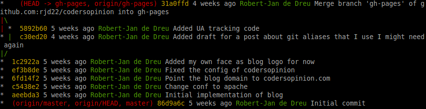 Git log the pretty way